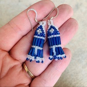 Blue white cross Native American Style See…